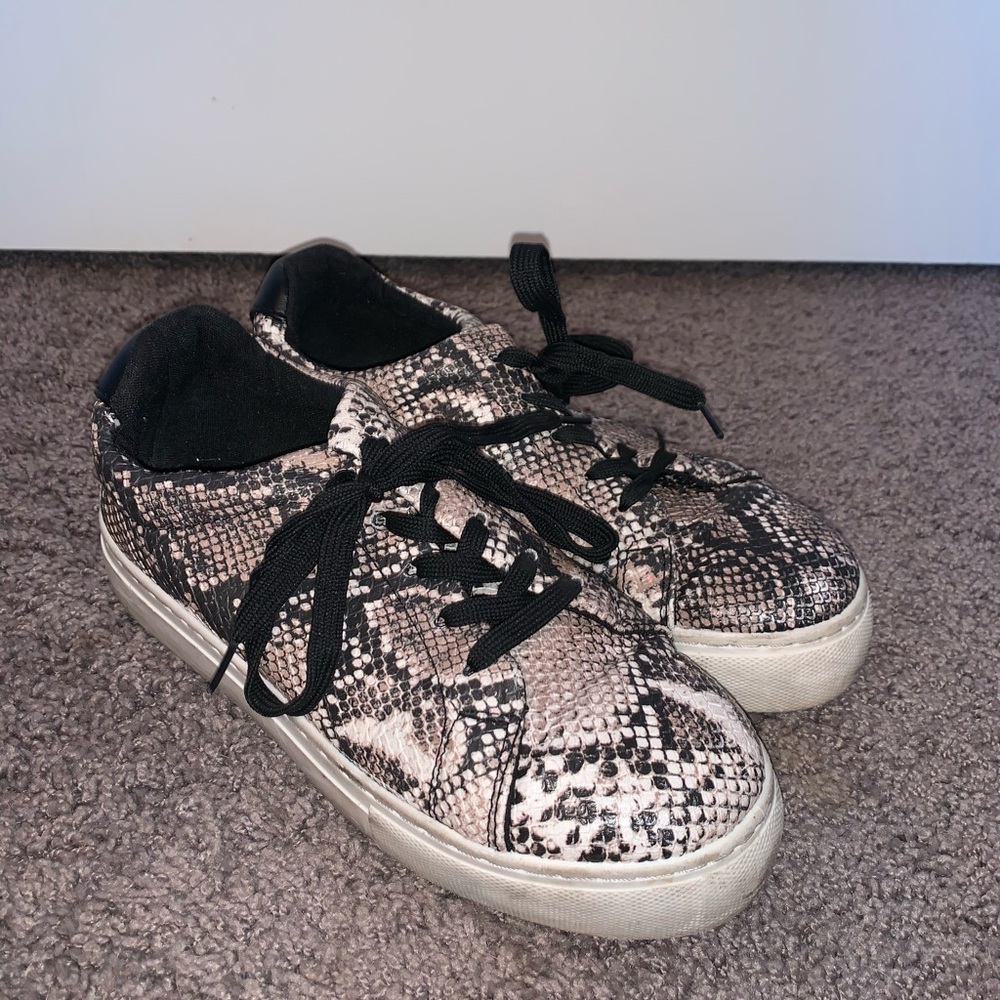 Snakeskin sneakers